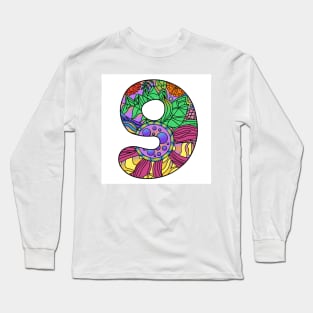 Alphabet 162 (Style:2) Long Sleeve T-Shirt